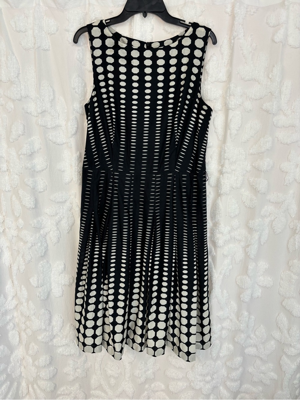Anne Klein Fit N Flare Polka Dot Dress